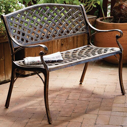 Wayfair Metal Outdoor Benches You Ll Love In 2024   Emberto Metal Outdoor Bench 